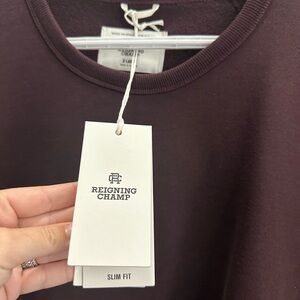 Reigning Champ Burgundy Slim Fit Top
